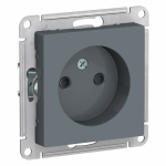 Розетка 1гн без З/К шторки с/у грифель механизм 16А AtlasDesign Systeme Electric Розетка 1гн без З/К шторки с/у грифель механизм 16А AtlasDesign Systeme Electric