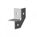 Угол 3D, 4 отверстия, толщ. 4,0 мм, гор. цинк