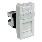 Розетка компьютерная RJ-45 QUADRO QD 45x22,5 (HB) Розетка компьютерная RJ-45 QUADRO QD 45x22,5 (HB)