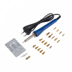 Набор паяльник-выжигатель (21 насадка) 220В/30Вт Профи REXANT (1/1/20)