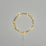 Гирлянда «Роса» с крупными каплями 2 м, 20 LED, теплое белое свечение, 2хCR2032 в комплекте NEON-NIGHT