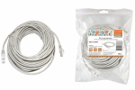 Патч-корд народный U/UTP Cat 5e 4PR 24AWG PVC, литой 15 м, серый Патч-корд народный U/UTP Cat 5e 4PR 24AWG PVC, литой 15 м, серый