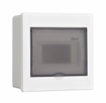 Корпус пласт. встраиваемый прозр. дв. 1 ряд 6 мод. IP41 ЩРВ-П