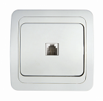 Розетка 1гн ТФ RJ11 с/у белый 2034 CLASSICO IN HOME (1/10/100) Розетка 1гн ТФ RJ11 с/у белый 2034 CLASSICO IN HOME (1/10/100)