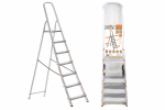 Стремянка алюминиевая СА7, 7 ступеней, усиленный профиль h=1470 мм, Народная Стремянка алюминиевая СА7, 7 ступеней, усиленный профиль h=1470 мм, Народная