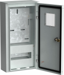 Щит учетно-распр. ЩУРН-3/9 500х250х135 настен окно с зам. металл IP54 TITAN IEK (1/1)