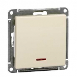 Выключатель 1кл с подсв с/у крем механизм 10А W59 Systeme Electric (1/10) Выключатель 1кл с подсв с/у крем механизм 10А W59 Systeme Electric (1/10)