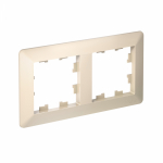 Рамка 2гн бежевый/дымчатый белый AtlasDesign AIR Systeme Electric (1/5) Рамка 2гн бежевый/дымчатый белый AtlasDesign AIR Systeme Electric (1/5)