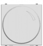 Диммер механизм 60-500ВА накладной, поворотно-нажимной, Uн=230В белый с доп.входом управл. ABB Zenit