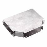 Тройник горизонтальный 80x300мм оцинковка горячим способом по методу сендзимира 75мм ПРОМРУКАВ