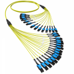 Оптическая разветвительная сборка 32 ОВ, 9/125 OS2, 16xLC-UPC Duplex Uniboot/16xLC-UPC Duplex Uniboot, тип полярности - прямая (Tx-->Rx), 20 м