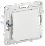 Вывод кабеля с/у белый арктический механизм SK-O01W SKANDY IEK (1/10/100)