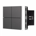 INTELLIGENT ARLIGHT Кнопочная панель KNX-304-23-IN Black (BUS, Frameless) (IARL, IP20 Металл, 2 года) INTELLIGENT ARLIGHT Кнопочная панель KNX-304-23-IN Black (BUS, Frameless) (IARL, IP20 Металл, 2 года)