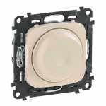 Светорегулятор 300Вт поворотный с/у крем механизм Valena ALLURE Legrand Светорегулятор 300Вт поворотный с/у крем механизм Valena ALLURE Legrand