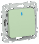 FLITE Выключ. 1-кл. кноп. с инд. 10А ВС11-2-1-ФлФ фис. IEK FLITE Выключ. 1-кл. кноп. с инд. 10А ВС11-2-1-ФлФ фис. IEK