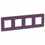 Рамка 4-пост. пластик горизонт. и вертик., IP21 Unica NEW SE