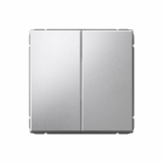 Выключатель 2кл с/у алюминий механизм быстрозажим ArtGallery Systeme Electric (1/20)