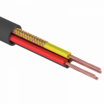 Шнур комбинированный для домофона ШВЭП (ШСМ) 4х0,12мм (200м/бухта) черный REXANT (1/1)