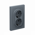 Розетка 2гн с З/К шторки с/у грифель в сборе 16А AtlasDesign Systeme Electric (1/10) Розетка 2гн с З/К шторки с/у грифель в сборе 16А AtlasDesign Systeme Electric (1/10)