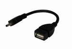 USB кабель miniUSB на USB шнур OTG 0.15м черный REXANT (10/10/500) USB кабель miniUSB на USB шнур OTG 0.15м черный REXANT (10/10/500)