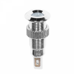 Лампа индикаторная в сборе 1 источник света белая 12В DC d8мм REXANT