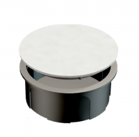 Коробка разветвительная d80к с/у в бетон с крыш. 80х45 синие/черные ИнтерТорг (1/200)