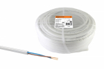 Провод соединительный ПВС 2х1,5 бел (24*0,265мм/1,32мм2) ГОСТ РЭМЗ/ТДМ (100) 0,38 кВ
