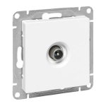 Розетка 1гн ТВ проходная с/у белый механизм Эпика EKF (1/10/120) Розетка 1гн ТВ проходная с/у белый механизм Эпика EKF (1/10/120)