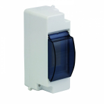 Бокс КМПн-2/2мод настен пласт бел (дв.прозр) инд.ШК IP30 EKF PROxima (1/90)