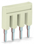 Кроссовый соединитель для клеммных блоков втычная 4 зажима 32А с изоляцией Wago _