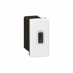 Розетка USB-C для зарядки - Программа Mosaic - 1 модуль - белый Розетка USB-C для зарядки - Программа Mosaic - 1 модуль - белый