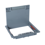 Крышка для напольной коробки пластик стандартное исполнение 12/18 мод. Крышка для напольной коробки пластик стандартное исполнение 12/18 мод.