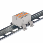 Зажим клеммный проходной 28.8мм размер ячейки 36.1мм на DIN-рейку 1 уровень сечение провода 6мм² 41А 690В термопласт DKC (ДКС) Зажим клеммный проходной 28.8мм размер ячейки 36.1мм на DIN-рейку 1 уровень сечение провода 6мм² 41А 690В термопласт DKC (ДКС)