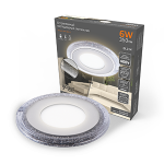 Светильник круг 3+3Вт 350Лм 3000K 180-265В IP20 монтаж Ø80 103*31мм 3 режима LED Gauss Bubbles 1/40 Светильник круг 3+3Вт 350Лм 3000K 180-265В IP20 монтаж Ø80 103*31мм 3 режима LED Gauss Bubbles 1/40