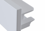 Заглушка торцевая 1шт Unity накладной белый Заглушка торцевая 1шт Unity накладной белый