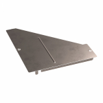 Крышка переходника правого Стандарт INOX (AISI 409) 500х150 Промрукав Крышка переходника правого Стандарт INOX (AISI 409) 500х150 Промрукав