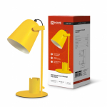 Светильник настольный под лампу на основании 40Вт E27 с органайзером желтый СНО-16Ж IN HOME (1/12) Светильник настольный под лампу на основании 40Вт E27 с органайзером желтый СНО-16Ж IN HOME (1/12)