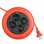 Удлинитель-рулетка 4гн без З/К 5м оранжевый 10А ПВС 2х0,75 PROxima EKF Удлинитель-рулетка 4гн без З/К 5м оранжевый 10А ПВС 2х0,75 PROxima EKF