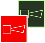 Знак F11 "Звуковой оповещатель пожарной тревоги" 200х200 мм, пластик с покрытием фотолюминесцентным ГОСТ Р 12.4.026-2001 EKF