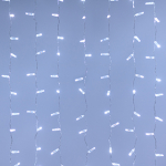 Светодиодная гирлянда ARD-CURTAIN-CLASSIC-2000x9000-CLEAR-2200LED White (230V, 120W)