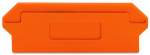 Разделитель, защелкивающ-ся 2мм цвет оранжевый Wago