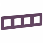 Рамка 4-пост. пластик горизонт. и вертик., IP21 Unica NEW SE