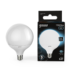 Лампа светодиод 22Вт Шар G125 Е27 4100К 1900Лм матовая Gauss Black (1/20) Лампа светодиод 22Вт Шар G125 Е27 4100К 1900Лм матовая Gauss Black (1/20)