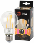 Лампа светодиод 13Вт груша А60 Е27 2700К 1200Лм филамент прозр F-LED A60-13W-827-E27 ЭРА Лампа светодиод 13Вт груша А60 Е27 2700К 1200Лм филамент прозр F-LED A60-13W-827-E27 ЭРА