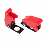 Защитная крышка для тумблеров типа KN и ASW  красная  (SAC-01)  REXANT (10/10/500)