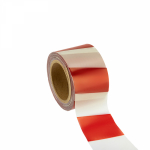 Лента оградительная 75мм 50 мкм красно-белая (100м/бухта) Rexant (1/1)
