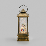 Декоративный фонарь (фигура) с эффектом снегопада и подсветкой Семья снеговиков NEON-NIGHT