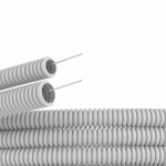 Труба гофрированная d20 ПВХ серая с зондом н/г легкая ДКС (100/4400) Труба гофрированная d20 ПВХ серая с зондом н/г легкая ДКС (100/4400)