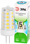 Лампочка светодиодная ЭРА GREEN LINE LED G4-JC-5W-840-12V GL G4 5Вт капсула яркий белый свет Лампочка светодиодная ЭРА GREEN LINE LED G4-JC-5W-840-12V GL G4 5Вт капсула яркий белый свет