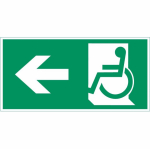 пиктограмма "Движение МГН налево" 300х150мм для авар-эвакуац св-ка Vision/IP65 Basic пиктограмма "Движение МГН налево" 300х150мм для авар-эвакуац св-ка Vision/IP65 Basic